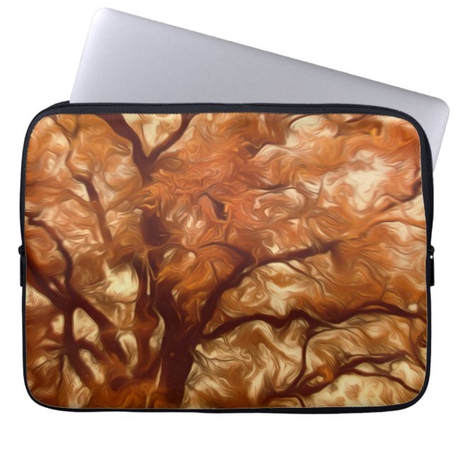 Capa Para Notebook Eletrônicos Bag Autumn Massive Tree Yellow (Frente)
