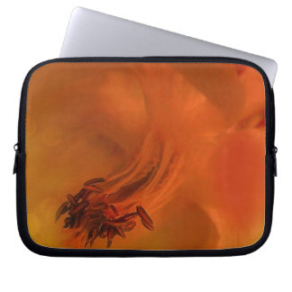 Capa Para Notebook Eletrônicos Bag Columbine Flor Laranja Editado