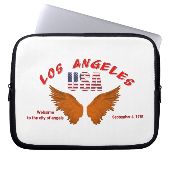 Capa Para Notebook Eletrônicos Bag Los Angeles (Frente)