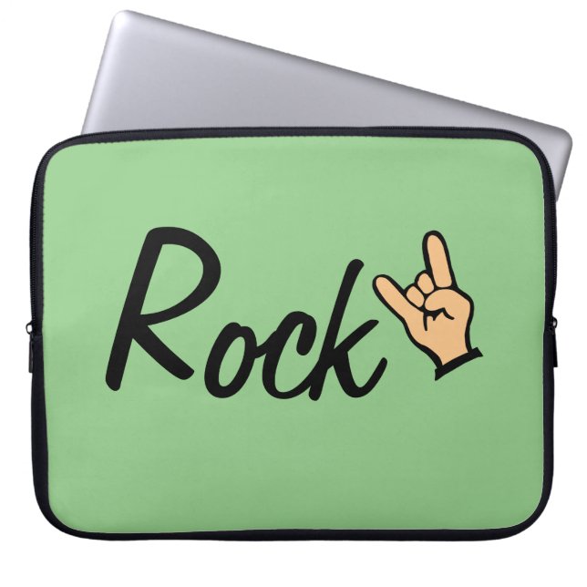 Capa Para Notebook Eletrônicos Bag Rock (Frente)