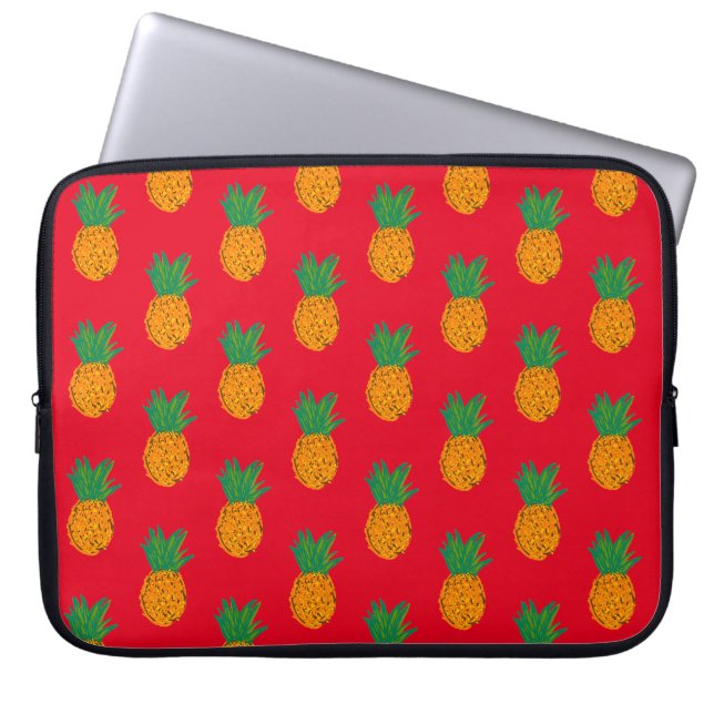 Capa Para Notebook eletrônicos de abacaxi (Frente)