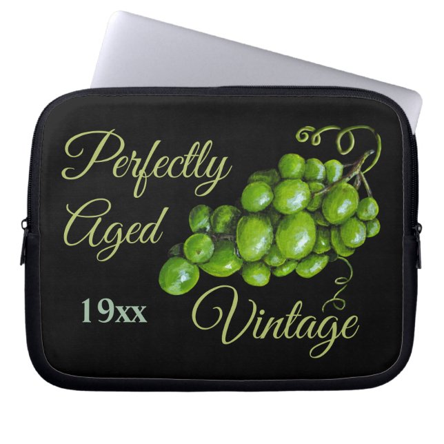 Capa Para Notebook Eletrônicos de Uvas (Frente)