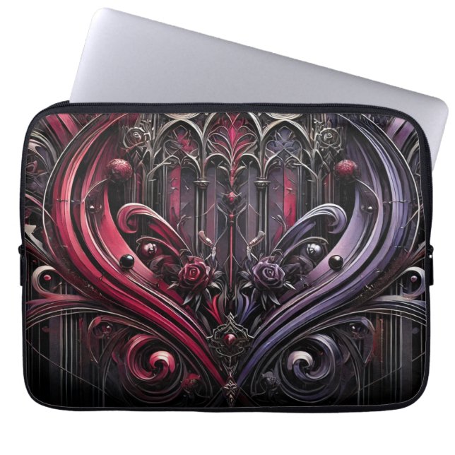 Capa Para Notebook Eletrônicos gótica Capa com Design catedral (Frente)