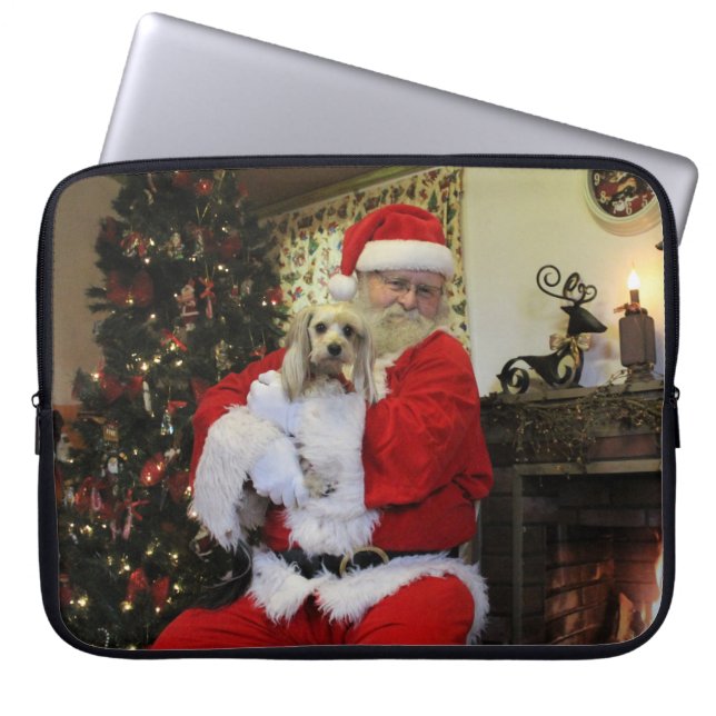 Capa Para Notebook Em borracha e papai noel (Frente)