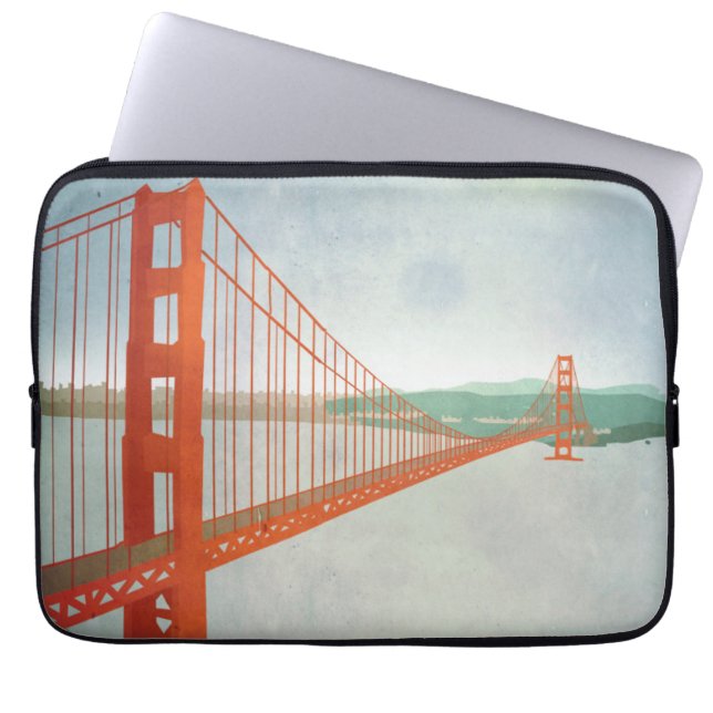 Capa Para Notebook Em golden gate bridge (Frente)