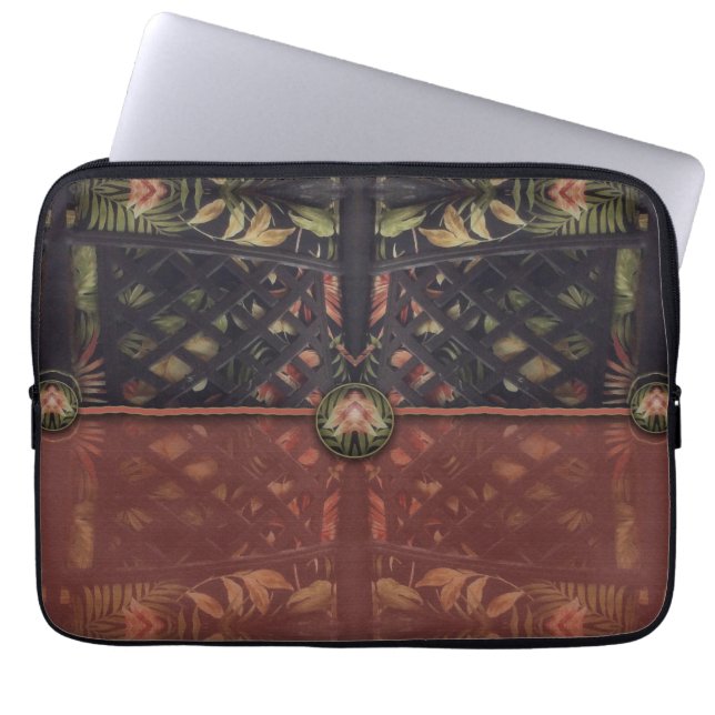 Capa Para Notebook Embraiagem Tropical (Frente)