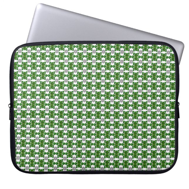 Capa Para Notebook Emerald Diamond Gemstone Art Green (Frente)