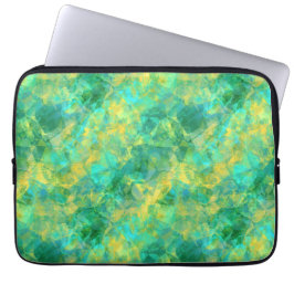 Capa Para Notebook Emerald Green Crumpled Texture