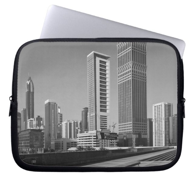 Capa Para Notebook Emirados Árabes Unidos, Dubai, Cidade de Dubai. (Frente)