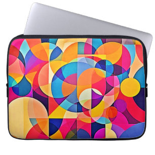 Capa Para Notebook Emoção de Cor Geométrica