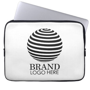 Capa Para Notebook Empresa de logotipo comercial personalizado branco