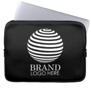 Capa Para Notebook Empresa de logotipo comercial personalizado preto