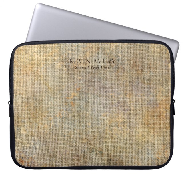 Capa Para Notebook Empresa de Textura Russa Personalizada (Frente)