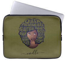 Encorajando as mulheres negras, verde-oliva