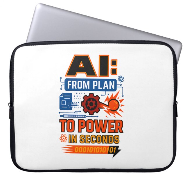Capa Para Notebook Energia AI em segundos - Do Plano à Ação (Frente)