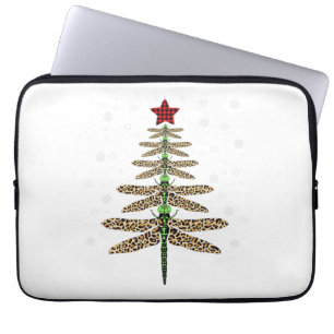 Capa Para Notebook Enfeite da árvore de natal Dragonfly Engraçada leo