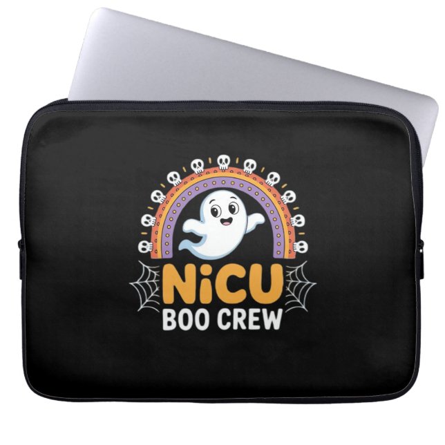 Capa Para Notebook Enfermeira de Bo Crew Halloween para Enfermeiras G (Frente)