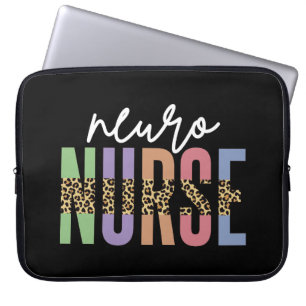 Capa Para Notebook Enfermeira Neuro Cheetah RN presentes de apreciaç
