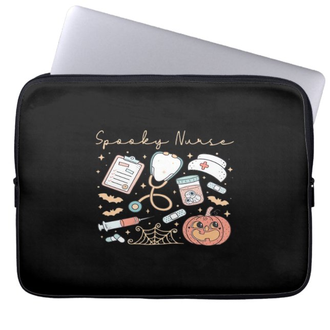 Capa Para Notebook Enfermeira Spooky Vida Superdimensionada (Frente)