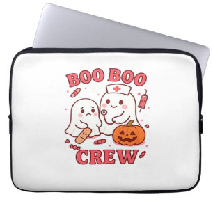 Capa Para Notebook Enfermeiro Dia de as Bruxas engraçado Ghost Enferm
