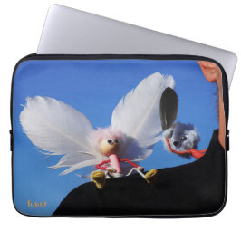 Capa Para Notebook Engel fubby op mijn schouder met uitdagend Monster