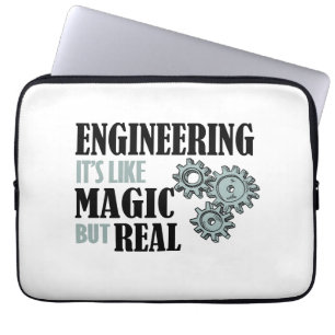 Capa Para Notebook Engenharia - É como Magia, mas Real