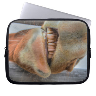 Capa Para Notebook Engraçado, amável, bico e dentes