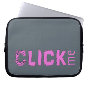 Capa Para Notebook Engraçado (C) Lamber-Me O Quebra-Gelo Rosa