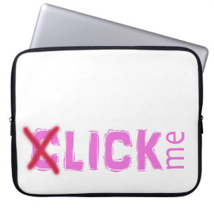 Capa Para Notebook Engraçado (C)Lata-me, Coletor de Gelo, Rosa, com C