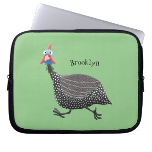 Capa Para Notebook Engraçado desenho animado de aves Guineafowl
