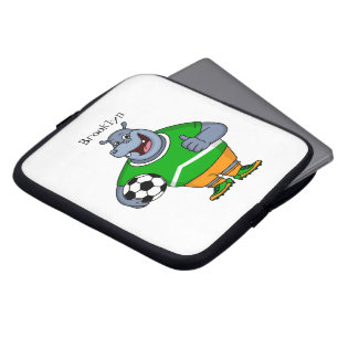 Capa Para Notebook Engraçado desenho animado do jogador de futebol d