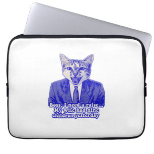 Capa Para Notebook Engraçado meme de gato zangado para amantes do gat