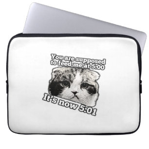 Capa Para Notebook Engraçado meme de gato zangado para gatinhos