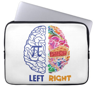 Capa Para Notebook Engraçado Pi Esquerdo Brancado Direita