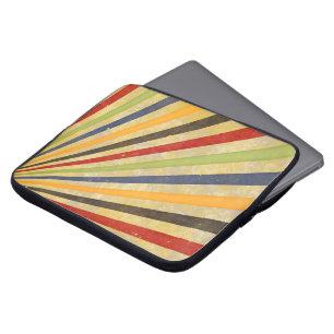 Capa Para Notebook Engraçado Retro Grunge Rays + sua ideia