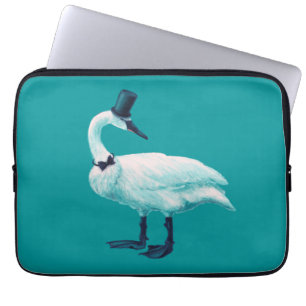 Capa Para Notebook Engraçado Swan Birdwatch