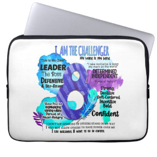 Capa Para Notebook Enneagram Tipo 8 - Sou O Desafiador