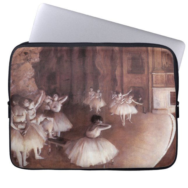 Capa Para Notebook Ensaio de Ballet no Palco por Edgar Degas (Frente)