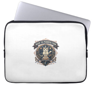 Capa Para Notebook Envelhecido Até a Perfeição do Gato Idade de Anive