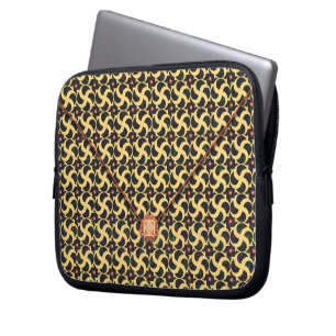 Capa Para Notebook Envelope dourado da gaiola