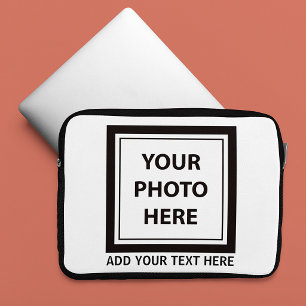 Capa Para Notebook Enviar imagem foto & adicionar texto – Personaliza