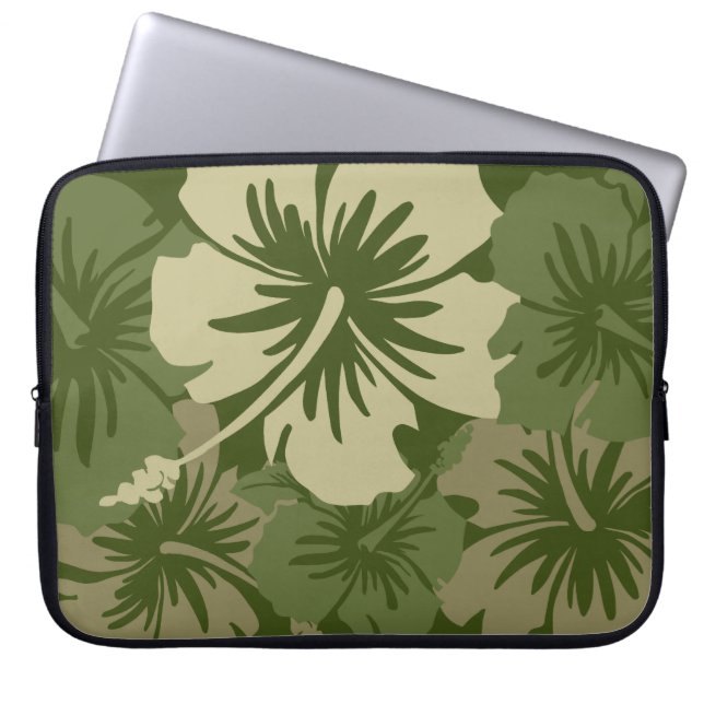Capa Para Notebook Epic Hibiscus Havaiano Neoprene Wetcase (Frente)