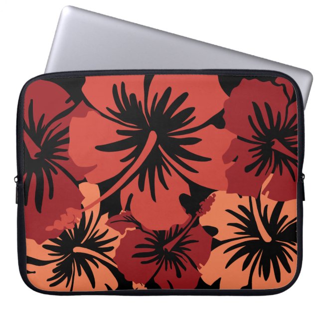 Capa Para Notebook Epic Hibiscus Havaiano Neoprene Wetcase (Frente)