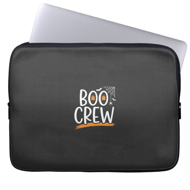 Capa Para Notebook Equipe Boo Design de Fantasma de Halloween_1 (Frente)