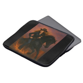 Capa Para Notebook Equipe de Corrida de Barril Escaldante!
