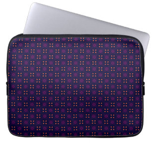 Capa Para Notebook Equipe de Esportes Roxos e Laranja