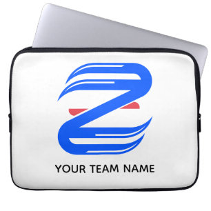 Capa Para Notebook Equipe de Letra Atlética Personalizável Z