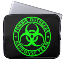 Equipe de Resposta a Surtos de Zumbis Verde Neon