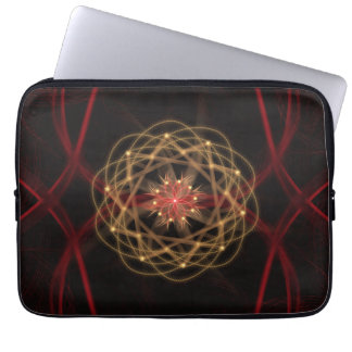 Capa Para Notebook Erupção Fractal Atômica