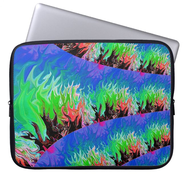 Capa Para Notebook Ervas do mar profundo..... (Frente)
